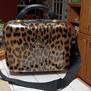 Leopard Print Women's Makeup Bag By Triforce